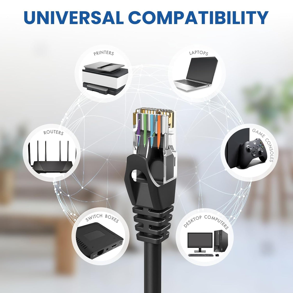 Ultra Clarity Cables Cat 6 Ethernet Cable – 100 Ft TekShack