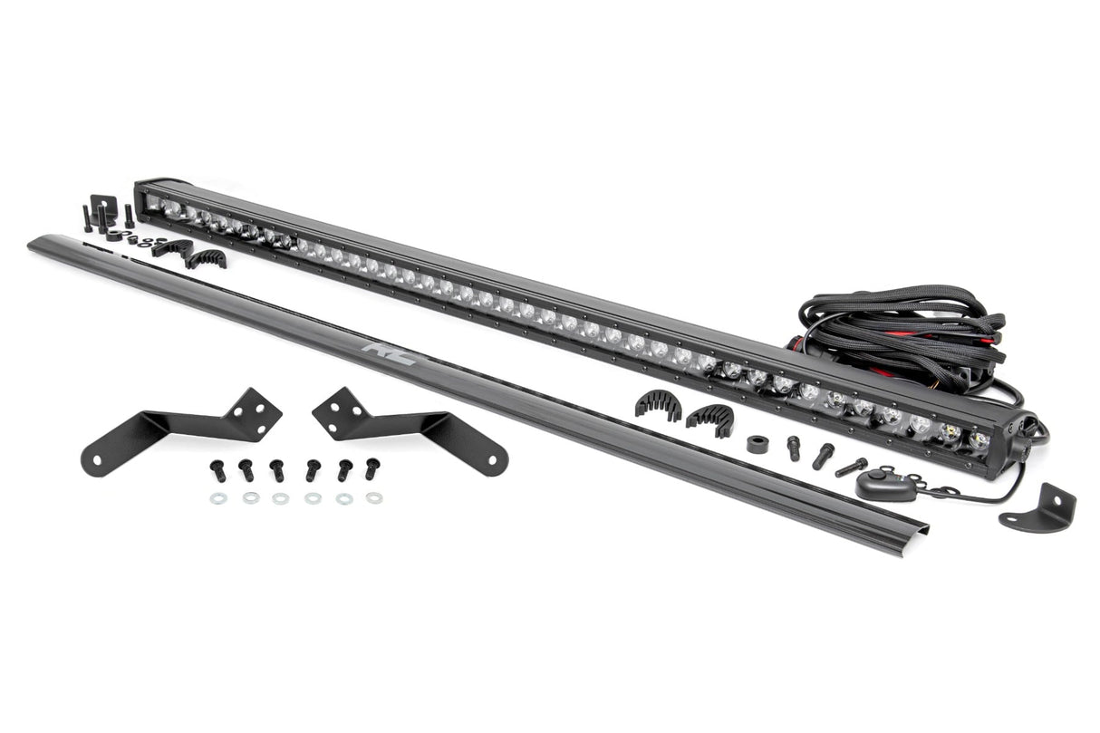 LED Light Kit Rear Mount 50 Inch Black-Series Single Row CFMOTO UFORCE U10 Pro Rough Country
