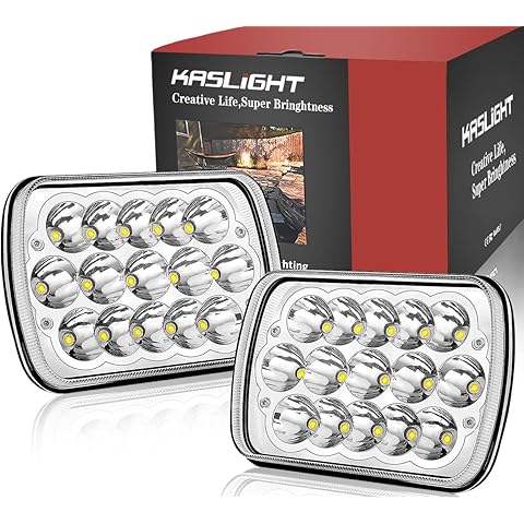 5x7 7x6 LED Headlight High Lumens Sealed Beam Headlamp