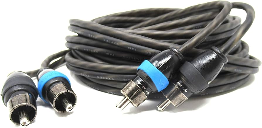Sky High Car Audio 2-Channel Twisted RCA - 1.5Ft - 20Ft Sky High Car Audio