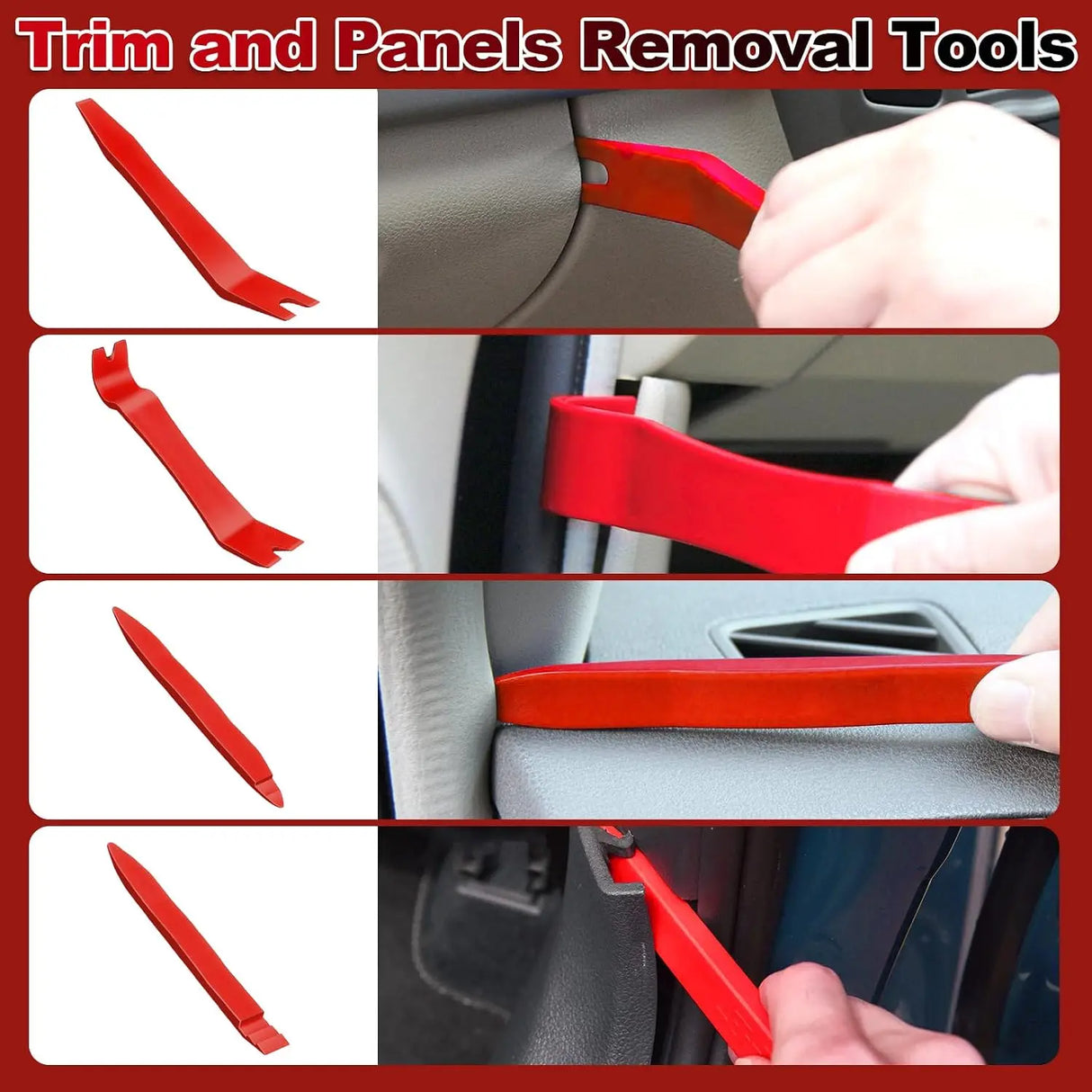 Keze Auto Trim Removal Tool Kit for Car Panel Dashboard 007 7 Each