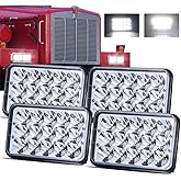 4x6 Inch LED Headlights DOT Approved High Low Beam Rectangle 2PCS