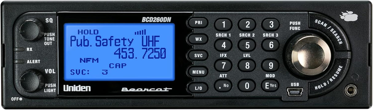 Uniden Bearcat BCD260DN Base/Mobile Digital Scanner with Band Scope & Rapid Signal Detection TekShack