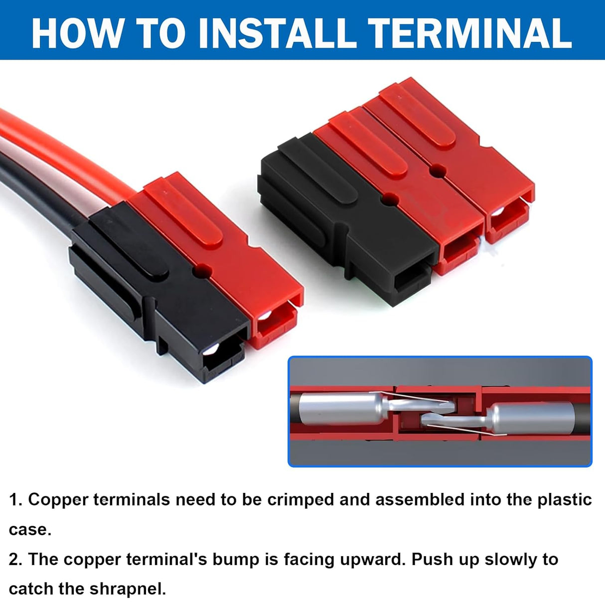 100Pcs 15/30/45Amp Power Connectors TekShack