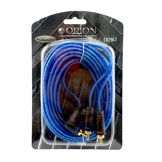 ORION Wired CR20FT (20-Ft Blue) 2 Channel RCA Male to RCA Male Stereo Car Audio Cable ORION ORION Wired CR20FT (20-Ft Blue) 2 Channel RCA Male to RCA Male Stereo Car Audio Cable ORION Wired CR20FT (20-Ft Blue) 2 Channel RCA Male to RCA Male Stereo Car Audio Cable ORION Wired CR20FT (20-Ft Blue) 2 Channel RCA Male to RCA Male Stereo Car Audio Cable ORION Wired CR20FT (20-Ft Blue) 2 Channel RCA Male to RCA Male Stereo Car Audio Cable