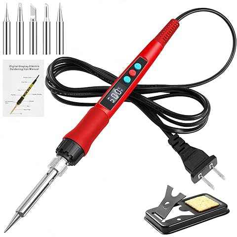 ANBES digital display Soldering iron with stand TekShack