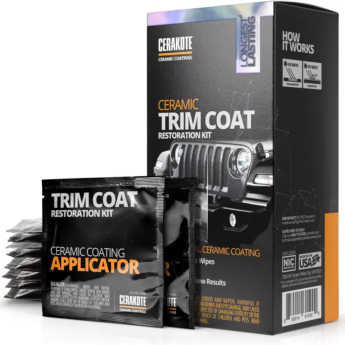 Platinum High Performance Solutions, LLC. CERAKOTE Ceramic Trim Coat Kit - Plastic Restorer