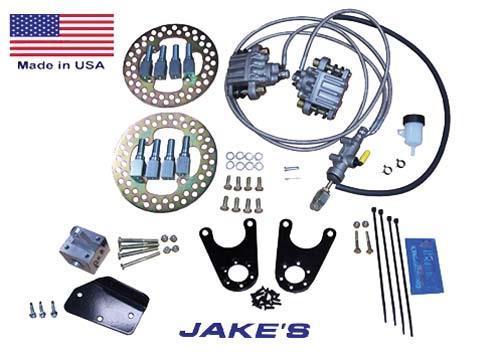 Jake's Hydraulic Brake Kit 1981-2008.5 CLUB CAR DS WITH SPINDLE LIFT