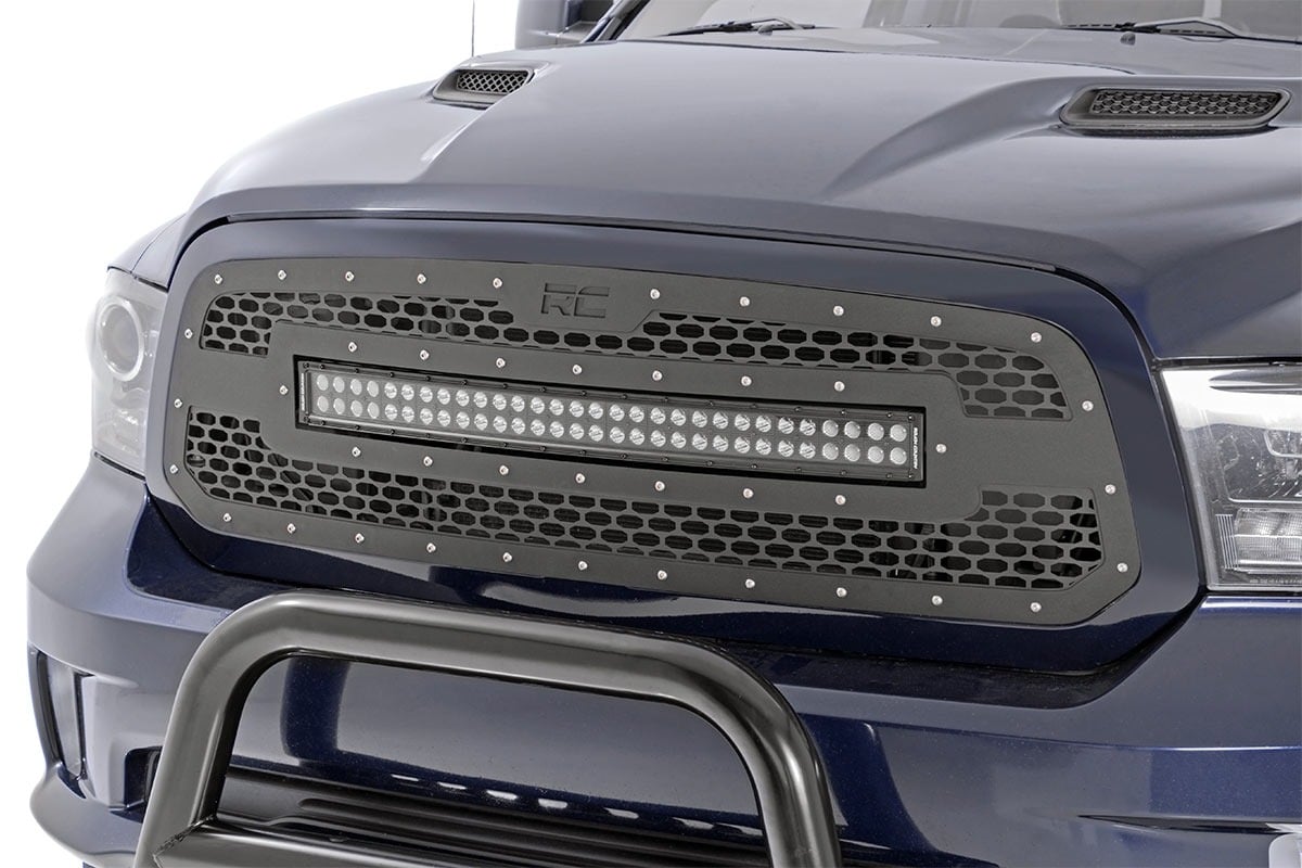 30 Inch Black Series LED Light Bar Curved Dual Row Rough Country