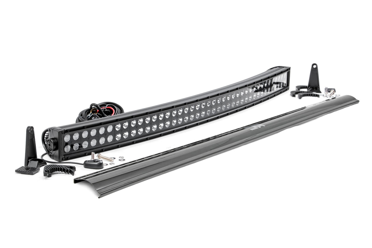 40 Inch Black Series LED Light Bar Curved Dual Row Rough Country
