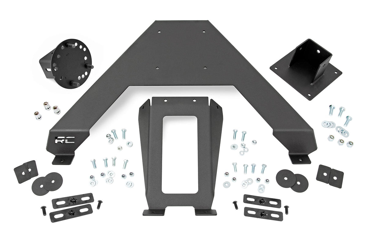 Bed Mount Spare Tire Carrier Universal (5x5.5 6x5.5 6x135 & 5x5.0 Bolt Patterns) Rough Country