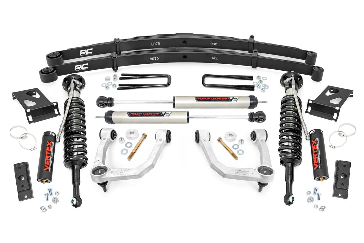 3.5 Inch Lift Kit UCA Vertex/V2 w/ Rear Leaf Springs Toyota Tacoma 2WD/4WD (2005-2023) Rough Country