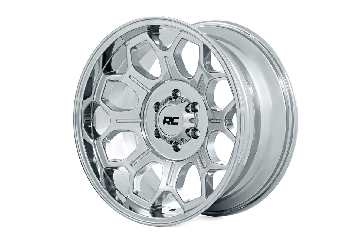 77 Series Wheel One-Piece Chrome 20x9 6x5.5 -12mm Rough Country
