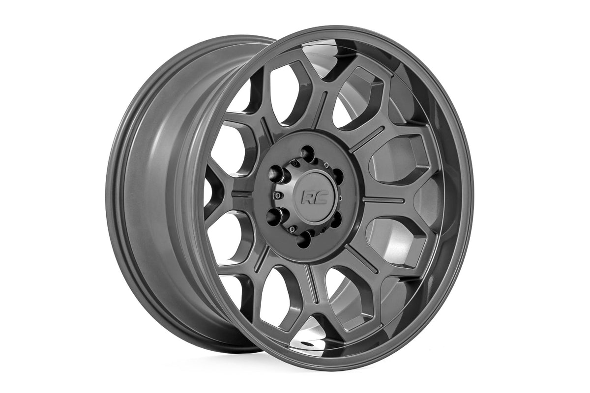 77 Series Wheel One-Piece Gunmetal Gray 20x9 6x5.5 +18mm Rough Country