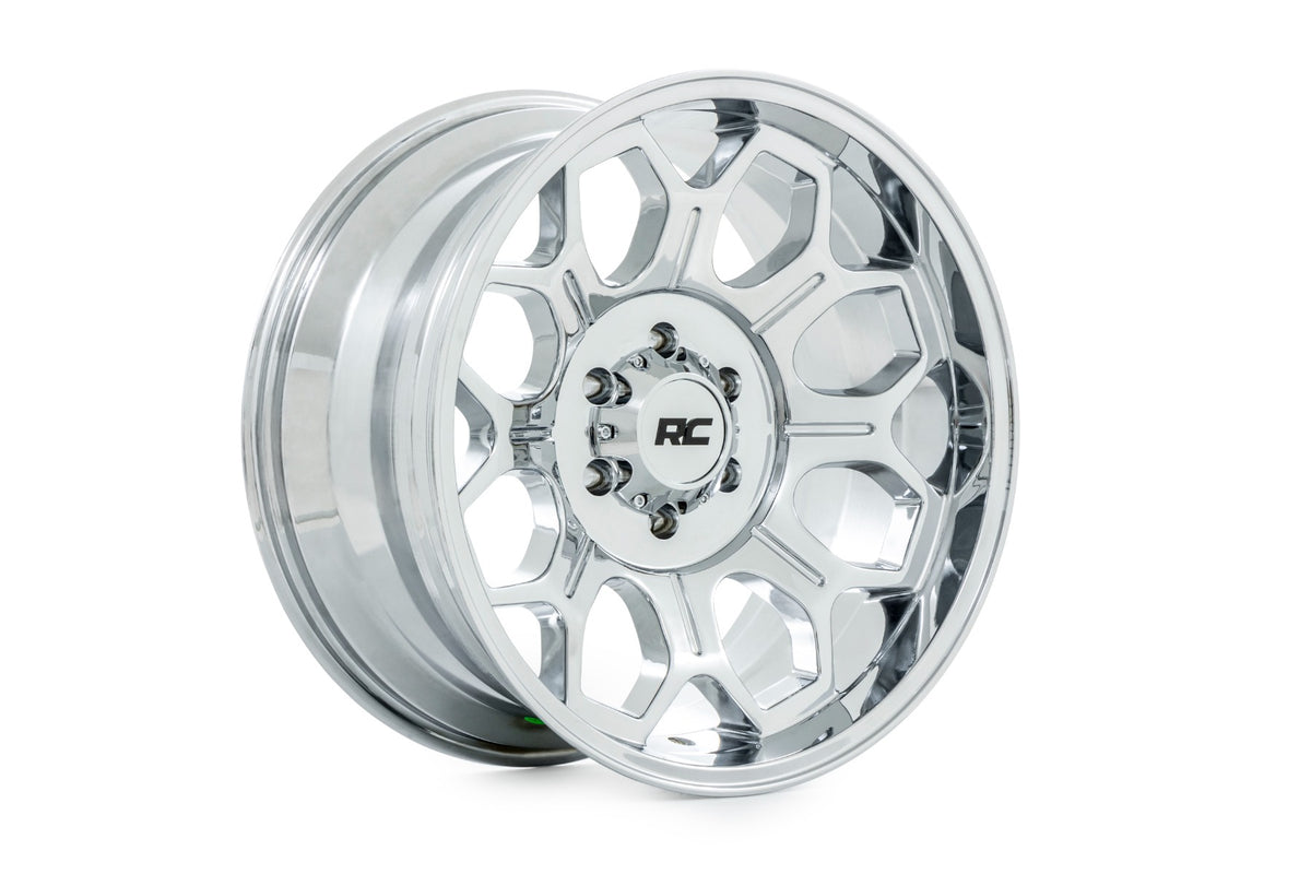 77 Series Wheel One-Piece Chrome 22x12 8x180 -44mm Rough Country