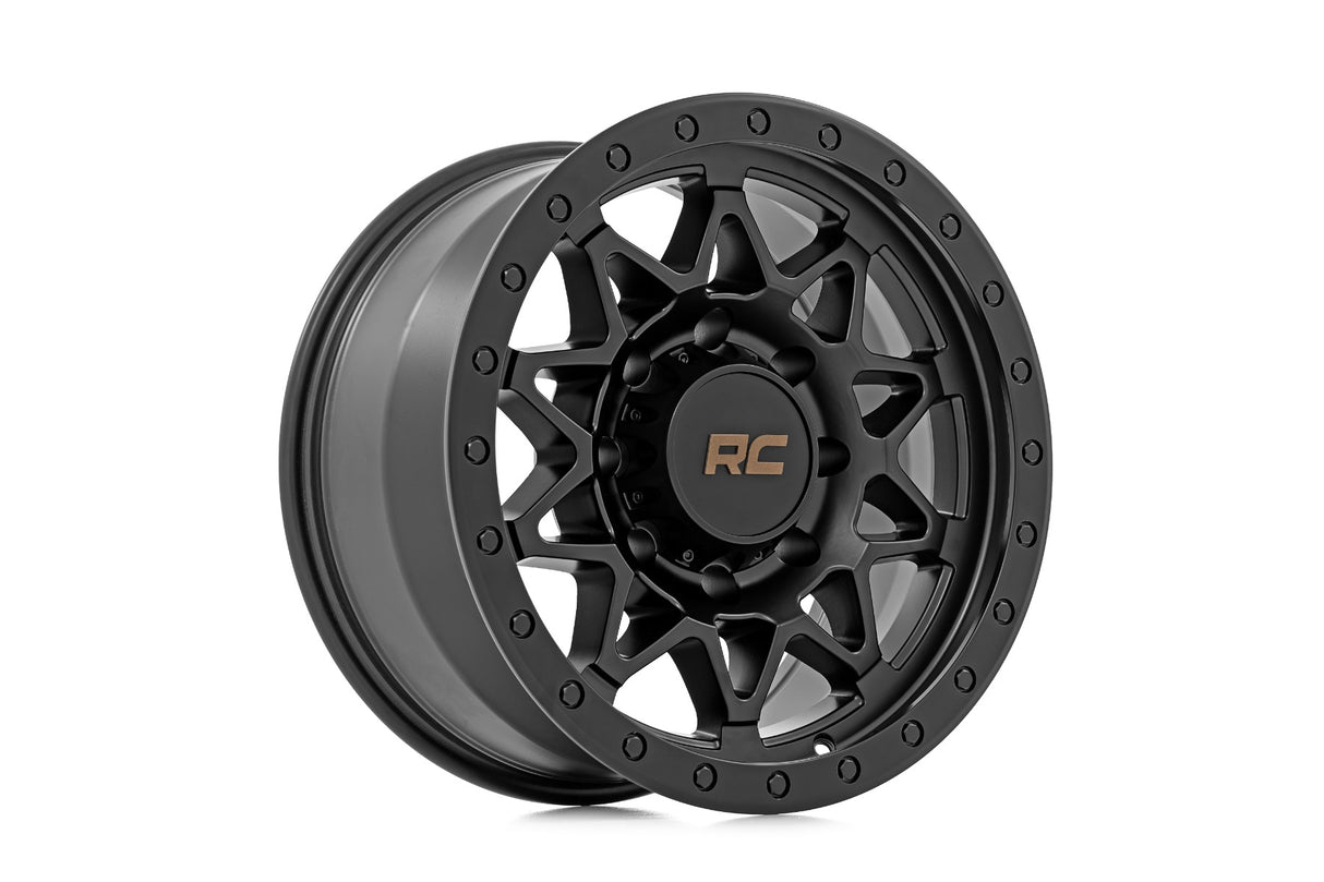 78 Series Wheel Simulated Beadlock Black 18x9 8x180 0mm Rough Country