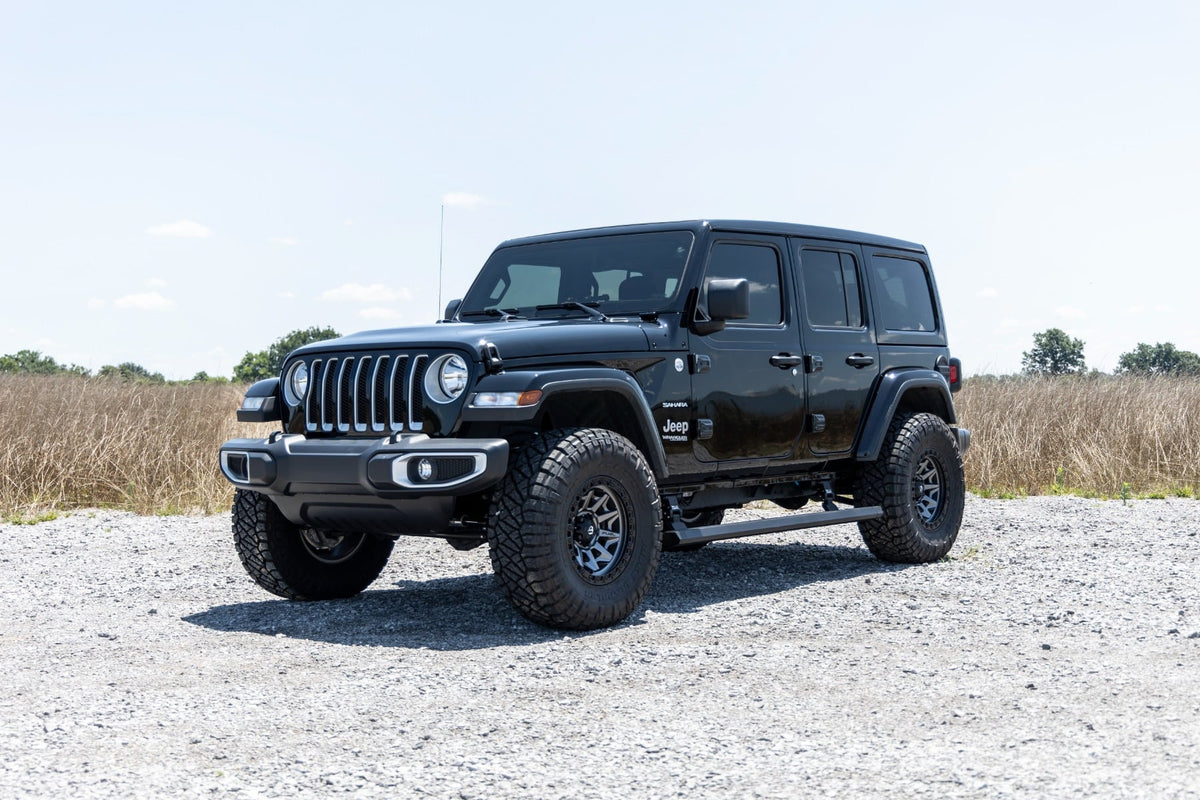 2.5 Inch Lift Kit Coils M1R Jeep Wrangler Unlimited Non-Rubicon 4WD (2024-2026) Rough Country