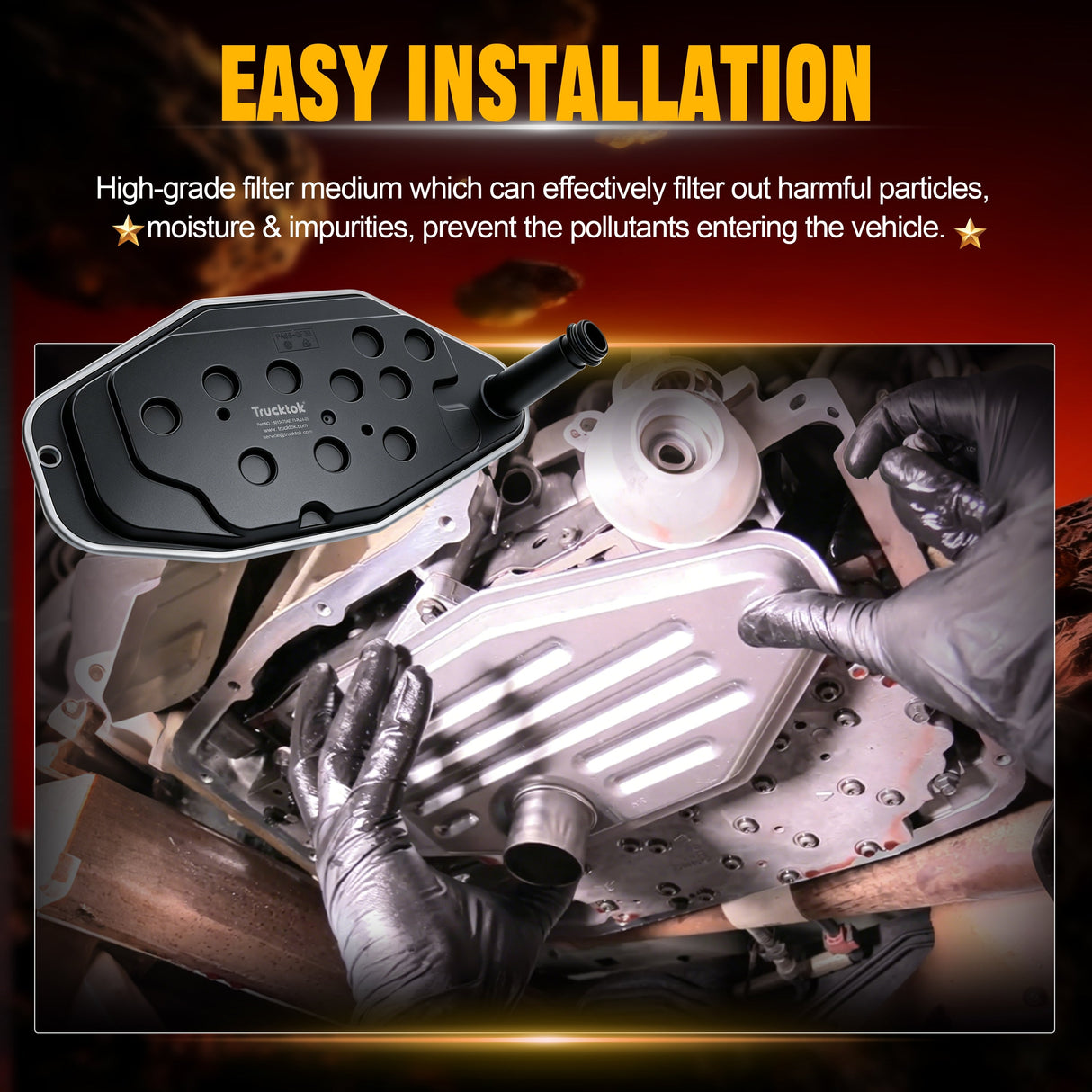 Trucktok 2007-2026 6.7L Dodge Ram Transmission Filter Replaces 5013470AE TruckTok