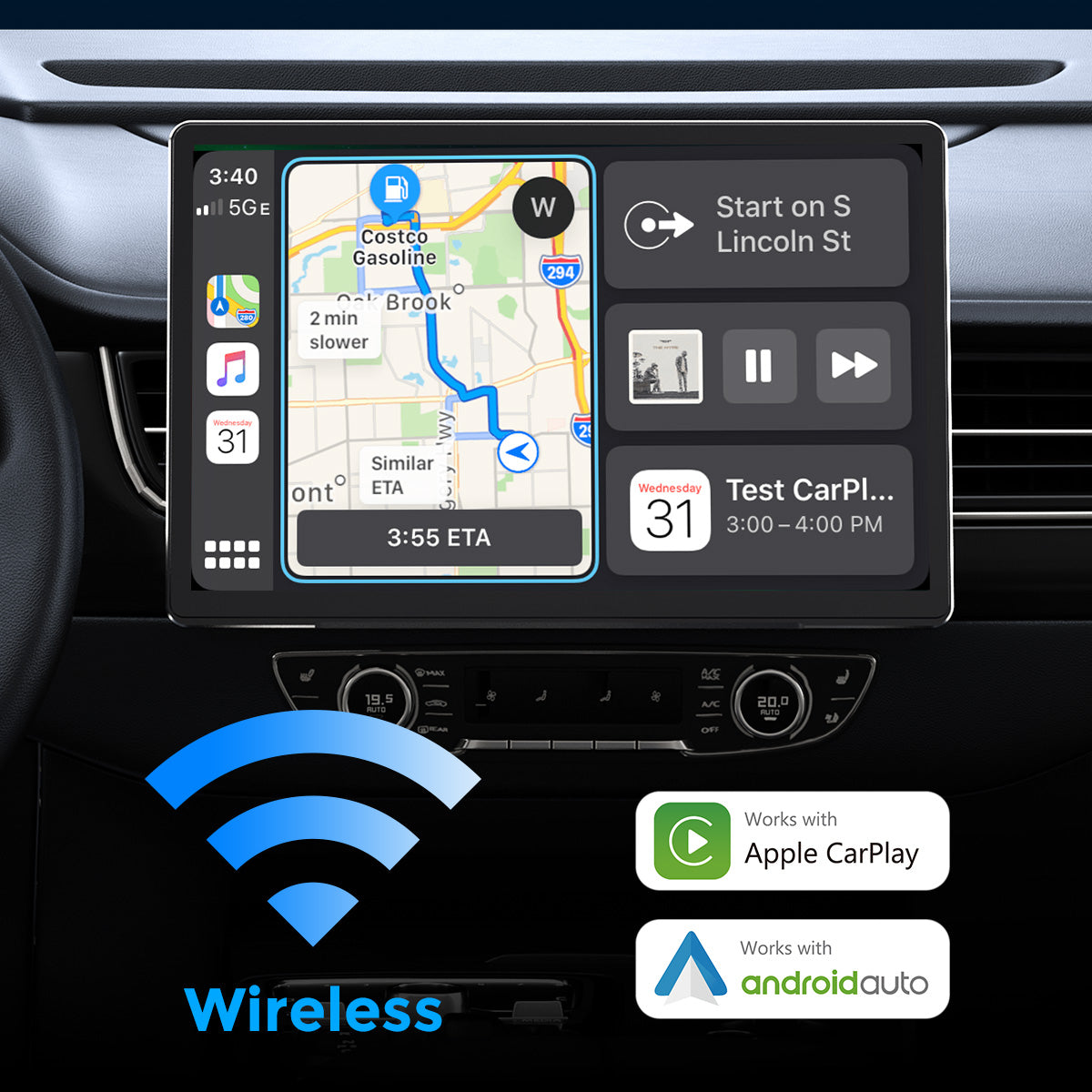 VISION 14” Single DIN Android Car Universal Radio