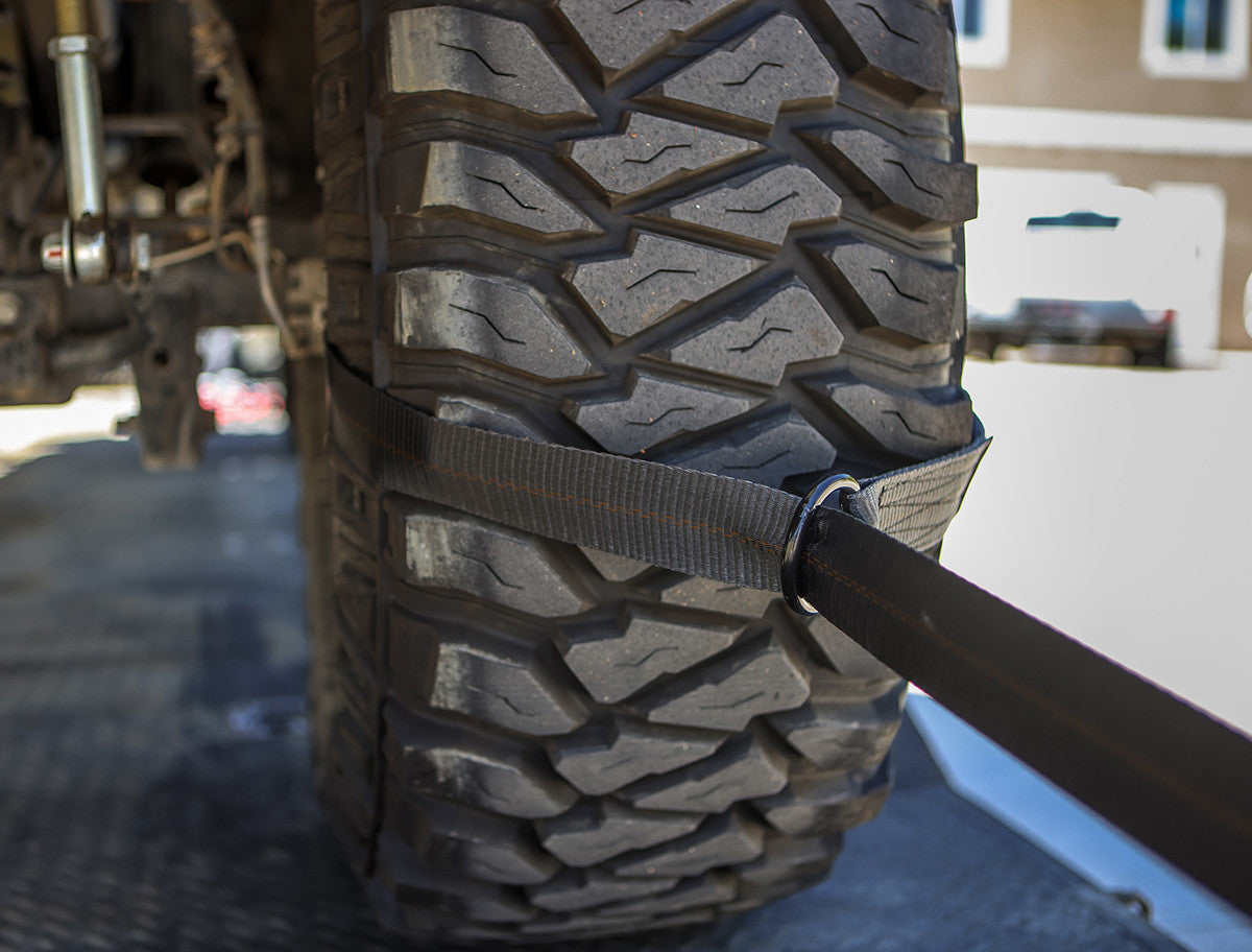 Heavy Duty Wheel Lasso Tie-Down Kit