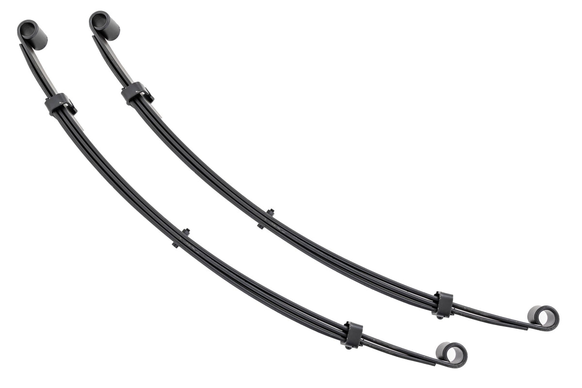 Front Leaf Springs 3 Inch Lift Pair Toyota Truck 4WD (1979-1985) Rough Country
