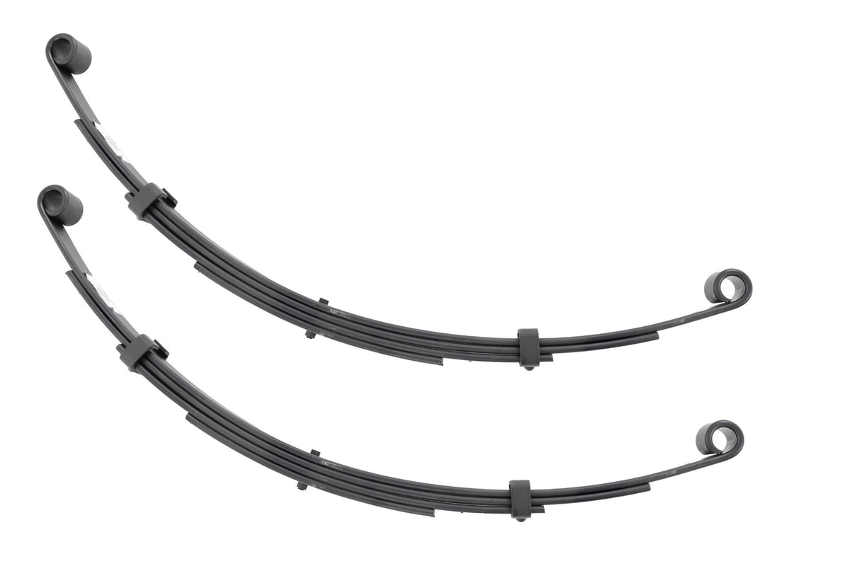 Front Leaf Springs 4 Inch Lift Pair International Scout II 4WD (1971-1980) Rough Country