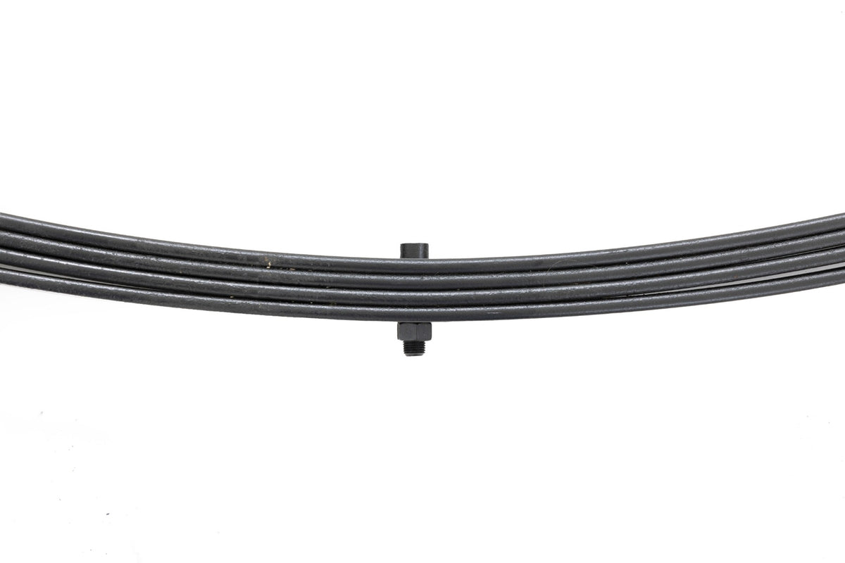 Front Leaf Springs Military Wrap 4 Inch Lift Pair Jeep Wrangler YJ (87-95) Rough Country