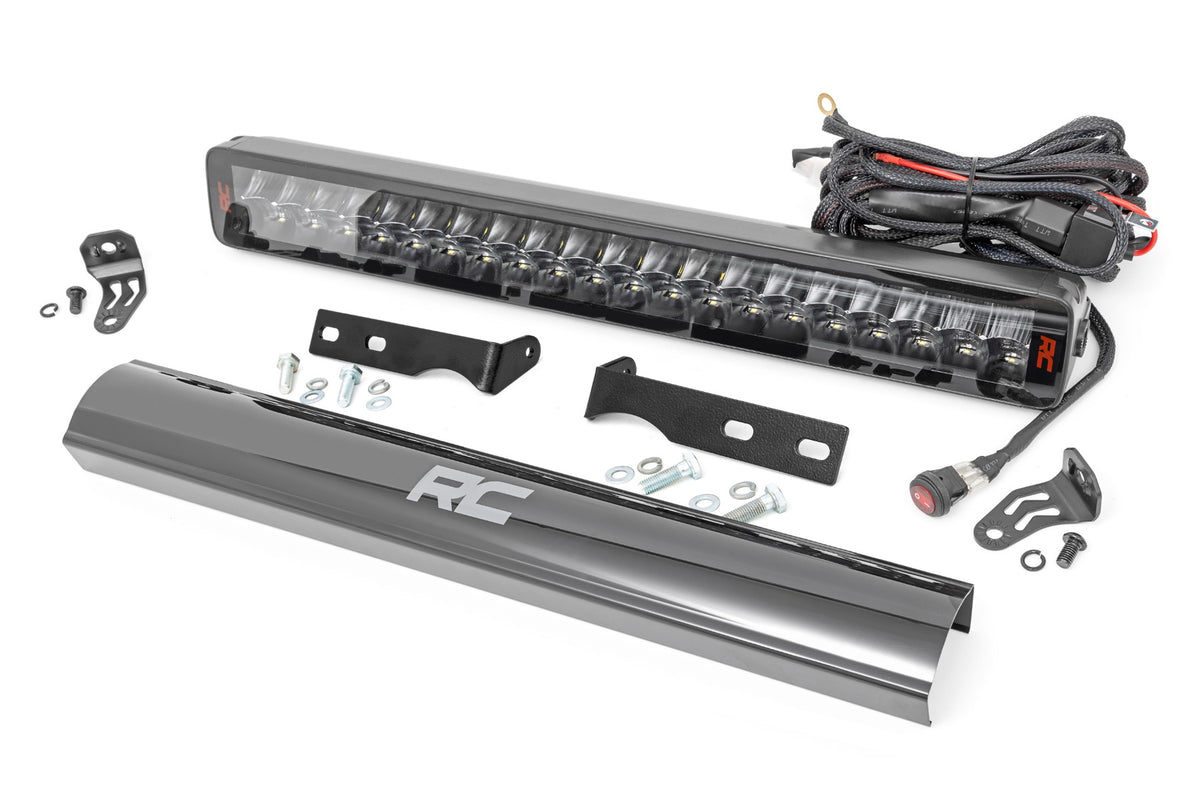 LED Light Kit Bumper Mount 20 Inch Spectrum Dual Row Jeep Grand Cherokee WK2 (11-20) Rough Country
