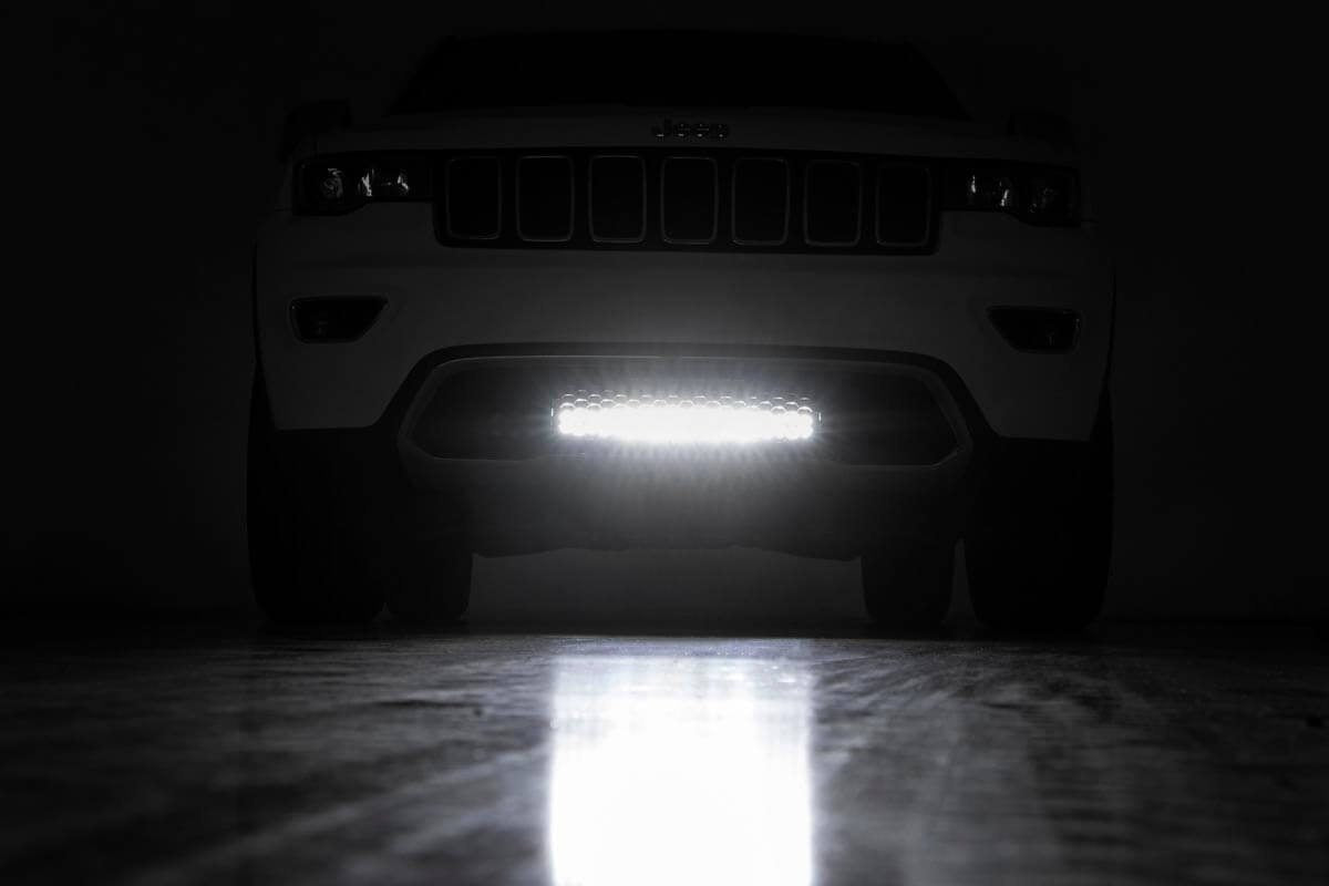 LED Light Kit Bumper Mount 20 Inch Spectrum Dual Row Jeep Grand Cherokee WK2 (11-20) Rough Country