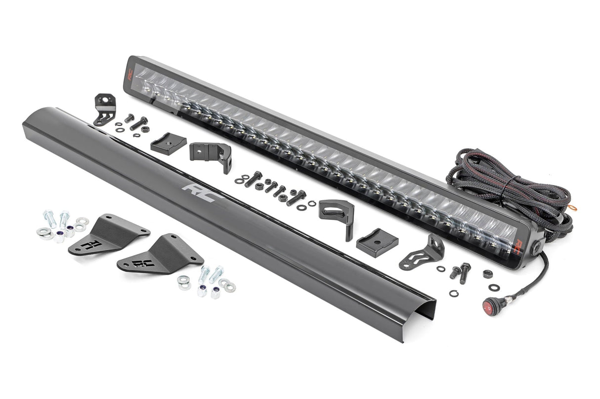 LED Light Kit Bumper Mount 30 Inch Spectrum Dual Row Toyota 4Runner (14-20) Rough Country