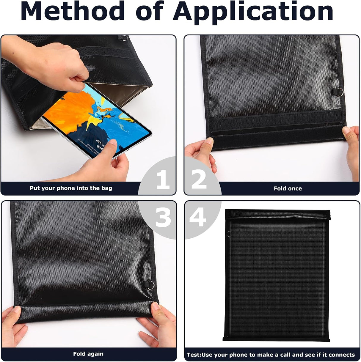 Faraday Bag 4"x7" – Signal Blocking Pouch for Cell Phones & Small Electronics TekShack