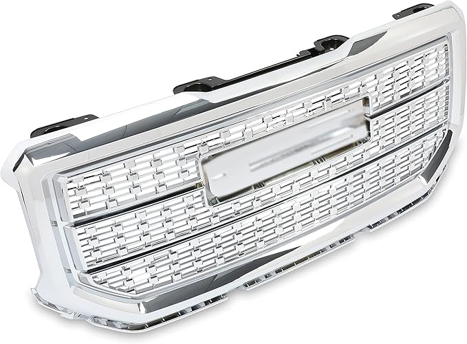 Front Bumper Grill Compatible with 2016-2018 GMC Sierra 1500