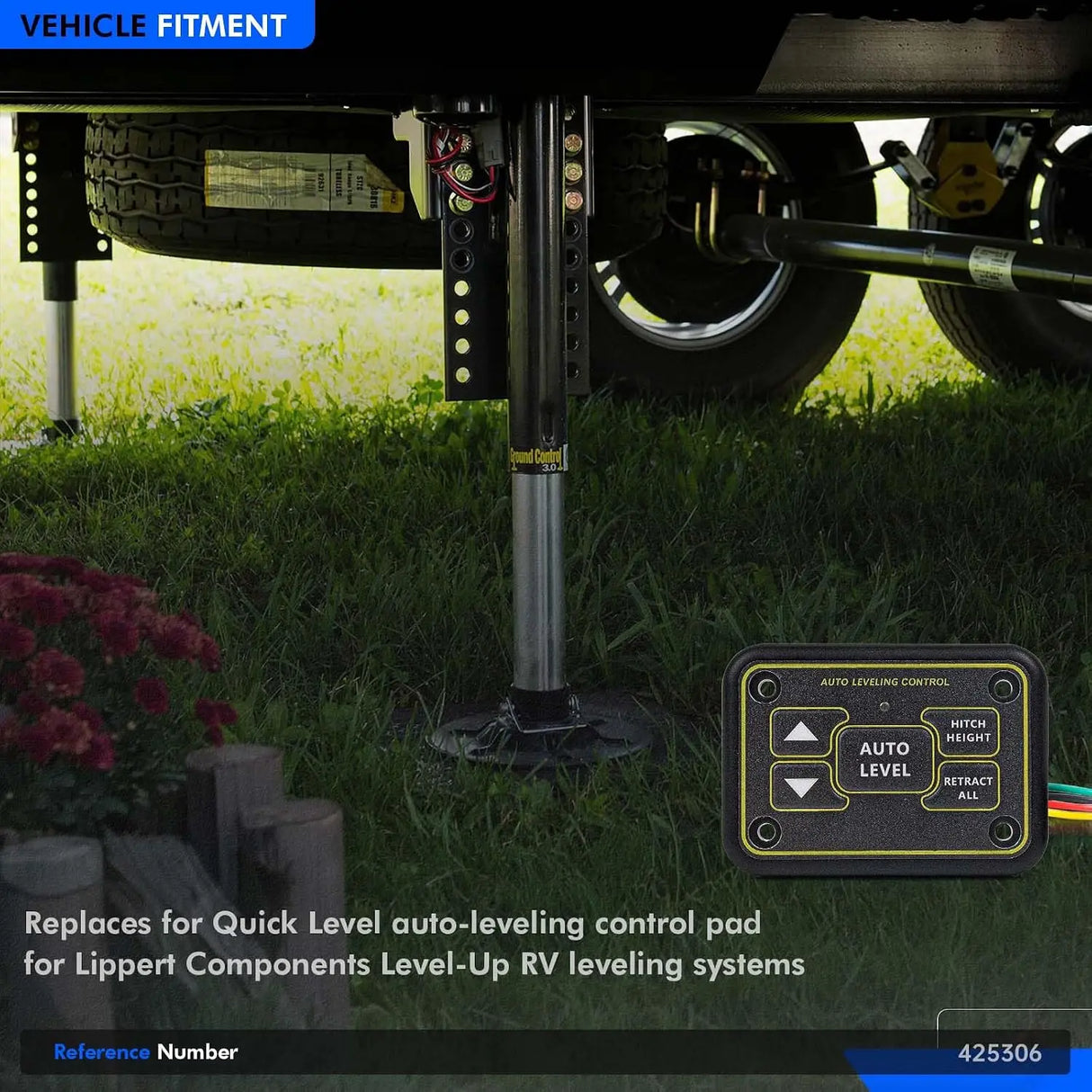 RHAOCZIYAUTO Quick Level Touch Panel for Lippert Ground Control 425306 1 Each