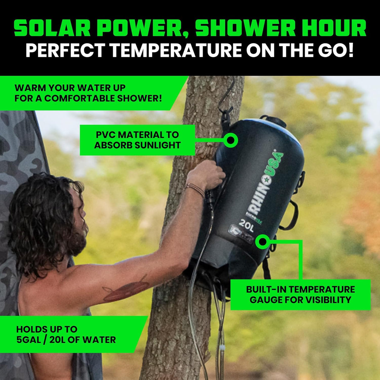 5 Gallon Portable Shower Kit