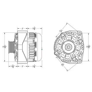 Mechman E Series 400 Amp Billet 96-04 GM Truck Mechman