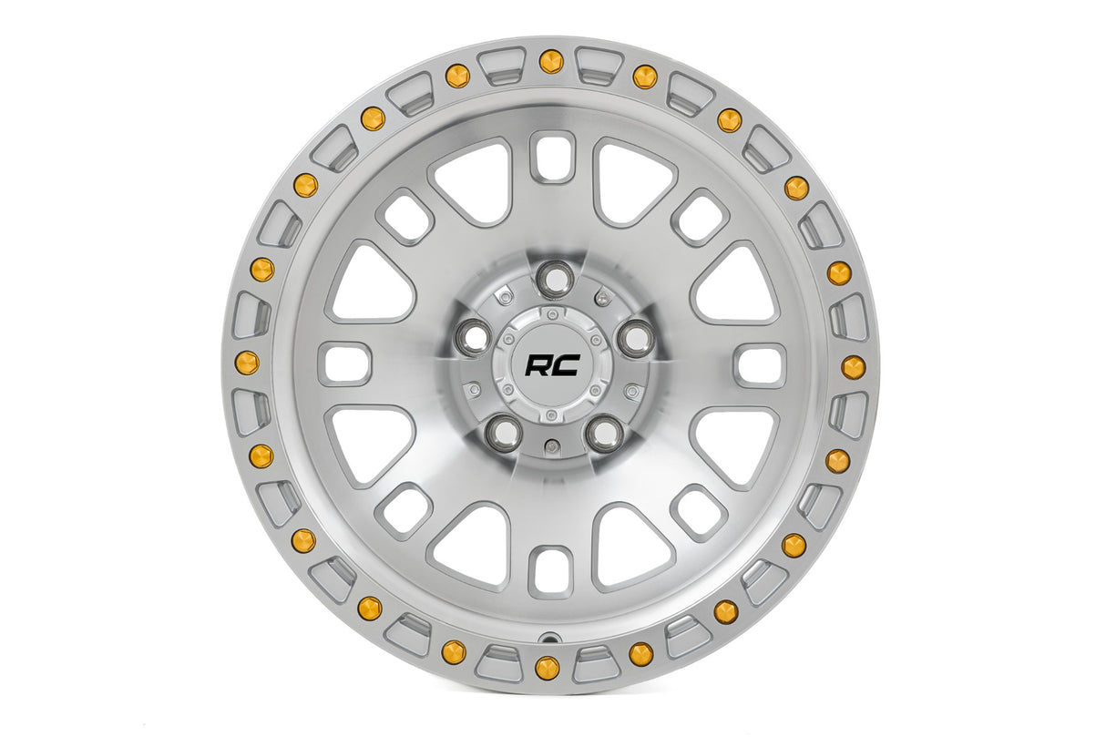 82 Series Wheel One-Piece Full Machined 17x9 5x4.5 -12mm Rough Country