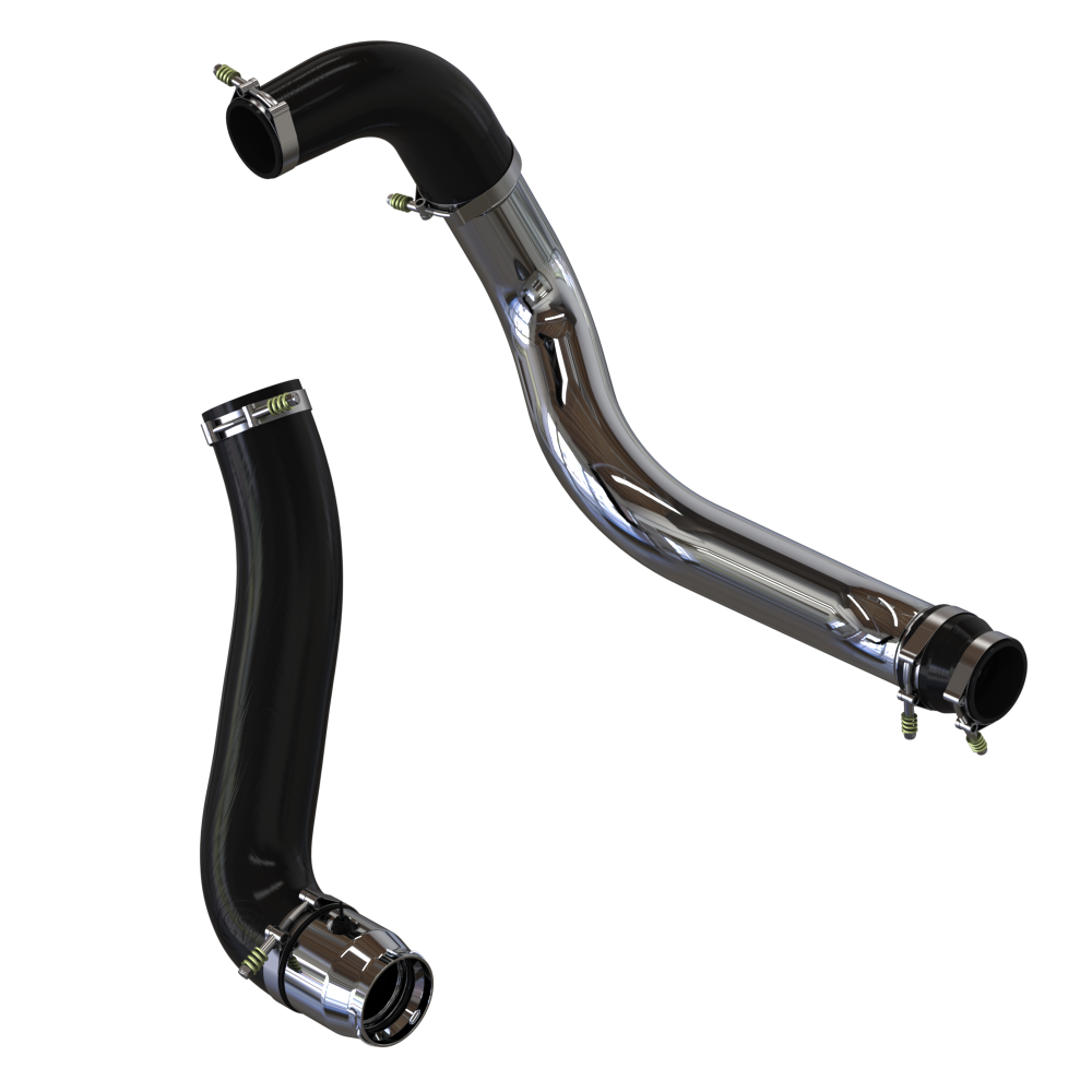 Cold and Hot Side Intercooler Pipe for 2017-2019 Silverado / Sierra Duramax L5P 6.6L S&B