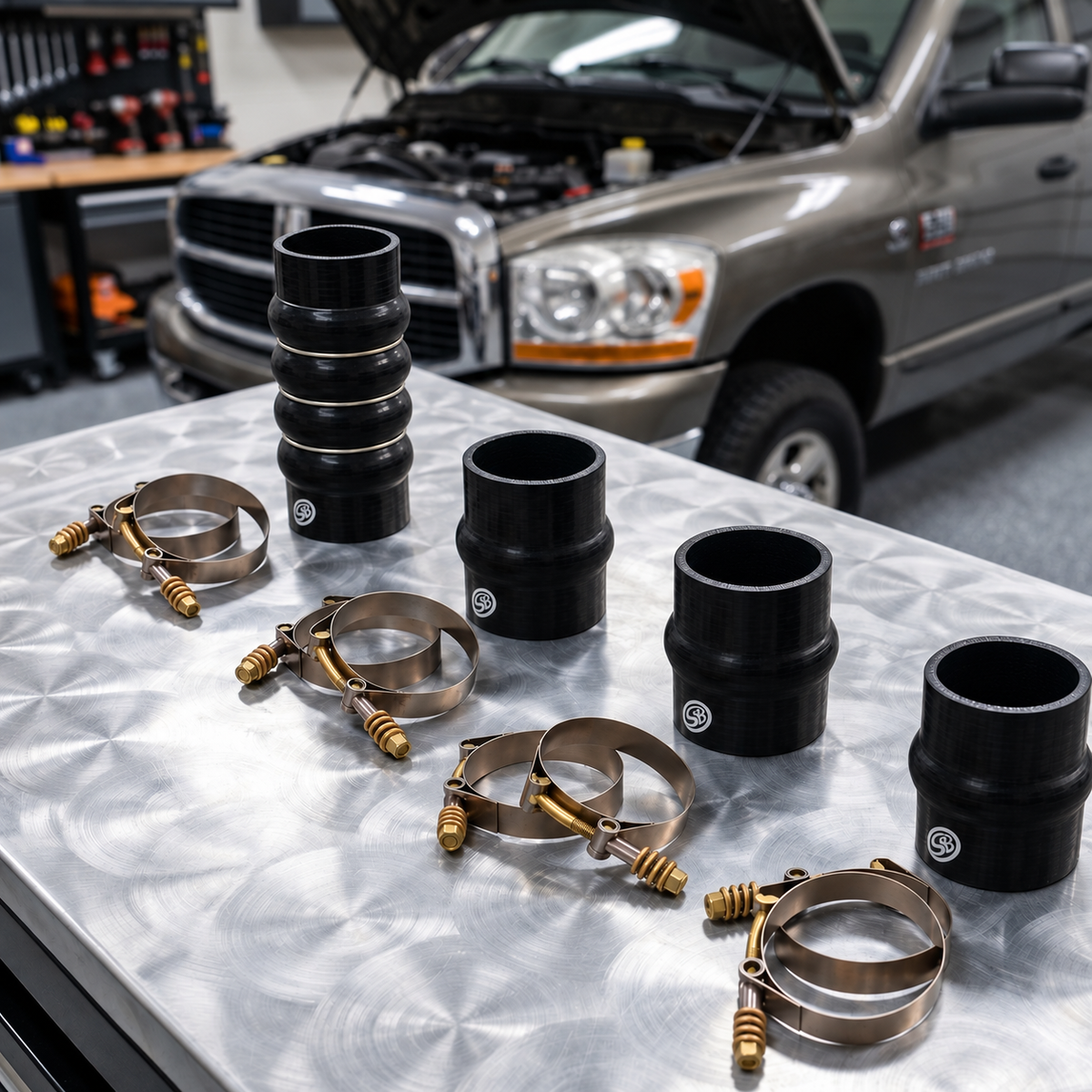 Hot and Cold Side Boot Kit for 2003-2007 Dodge Ram Cummins 5.9L S&B Hot and Cold Side Boot Kit for 2003-2007 Dodge Ram Cummins 5.9L Hot and Cold Side Boot Kit for 2003-2007 Dodge Ram Cummins 5.9L Hot and Cold Side Boot Kit for 2003-2007 Dodge Ram Cummins 5.9L Hot and Cold Side Boot Kit for 2003-2007 Dodge Ram Cummins 5.9L