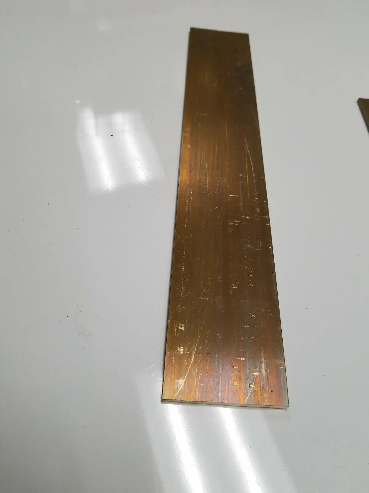 1/8" x 2" C360 BRASS FLAT BAR 12" long Solid .125" Plate Mill Stock H02 Unbranded