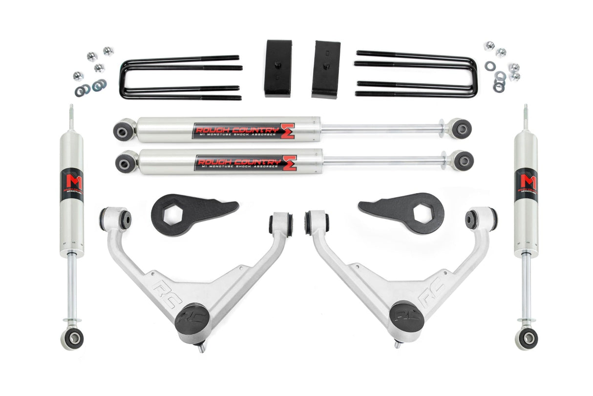3 Inch Lift Kit FT Code M1 Silverado/Sierra 2500HD/3500HD/Suburban 2500/Yukon XL 2500 (01-10) Rough Country