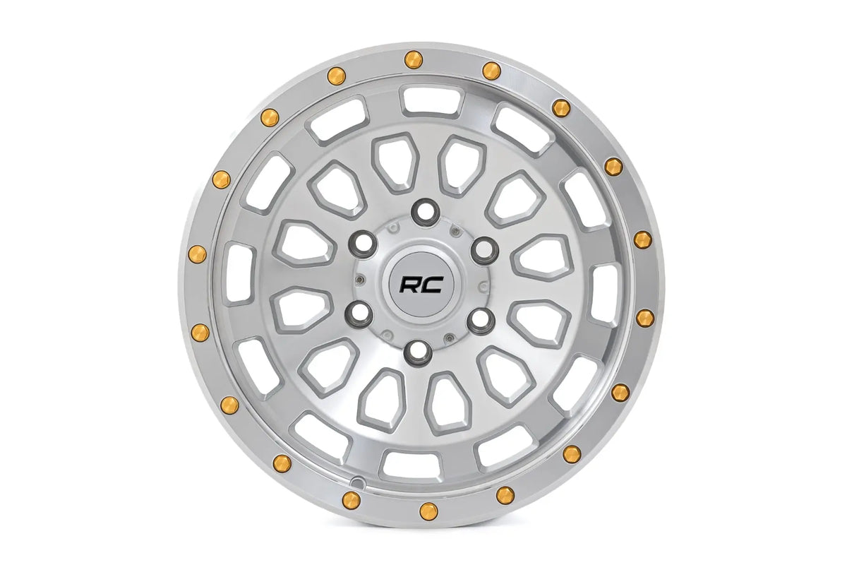 87 Series Wheel Simulated Beadlock Full Machine 17x8.5 6x5.5 +0mm Rough Country