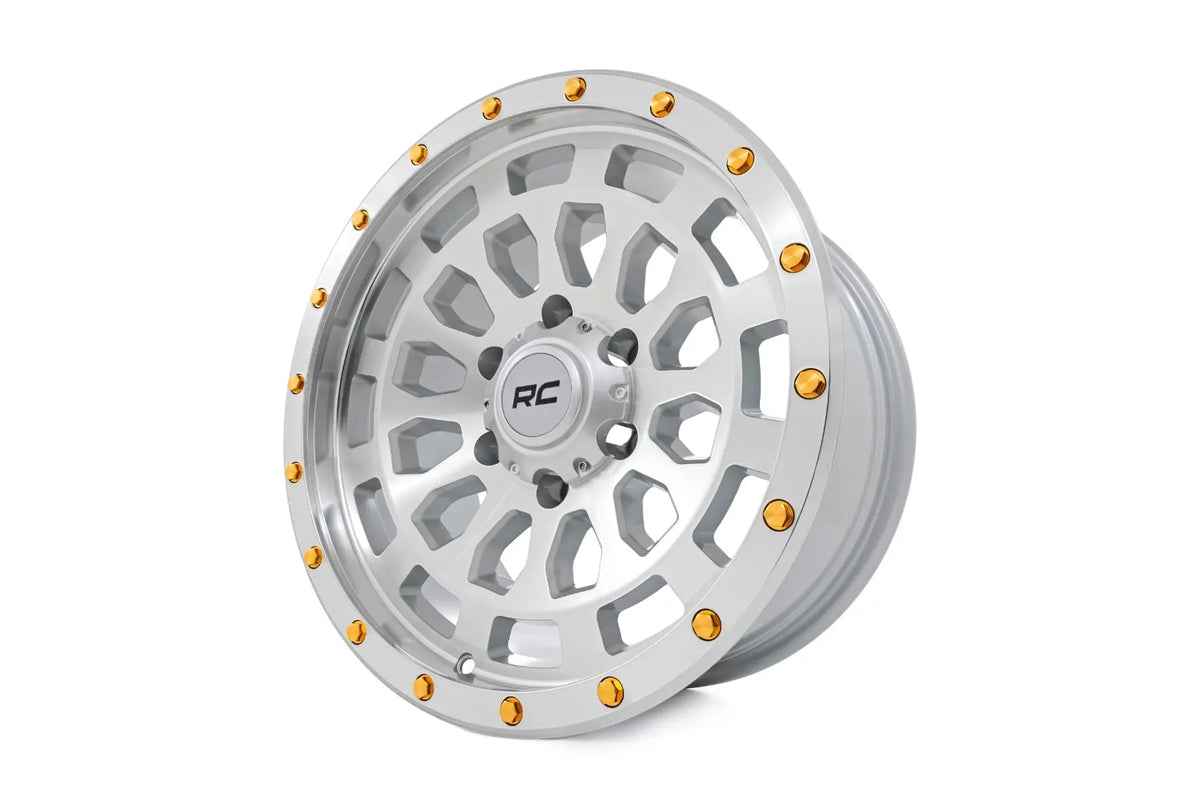 87 Series Wheel Simulated Beadlock Full Machine 17x8.5 6x5.5 +0mm Rough Country