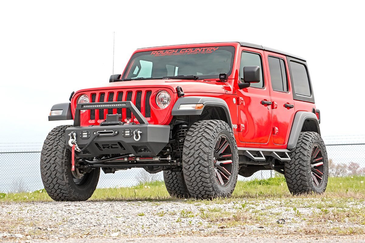N3 Steering Stabilizer Dual 2.5-8 Inch Lift Jeep Gladiator JT/Wrangler JL (18-26) Rough Country