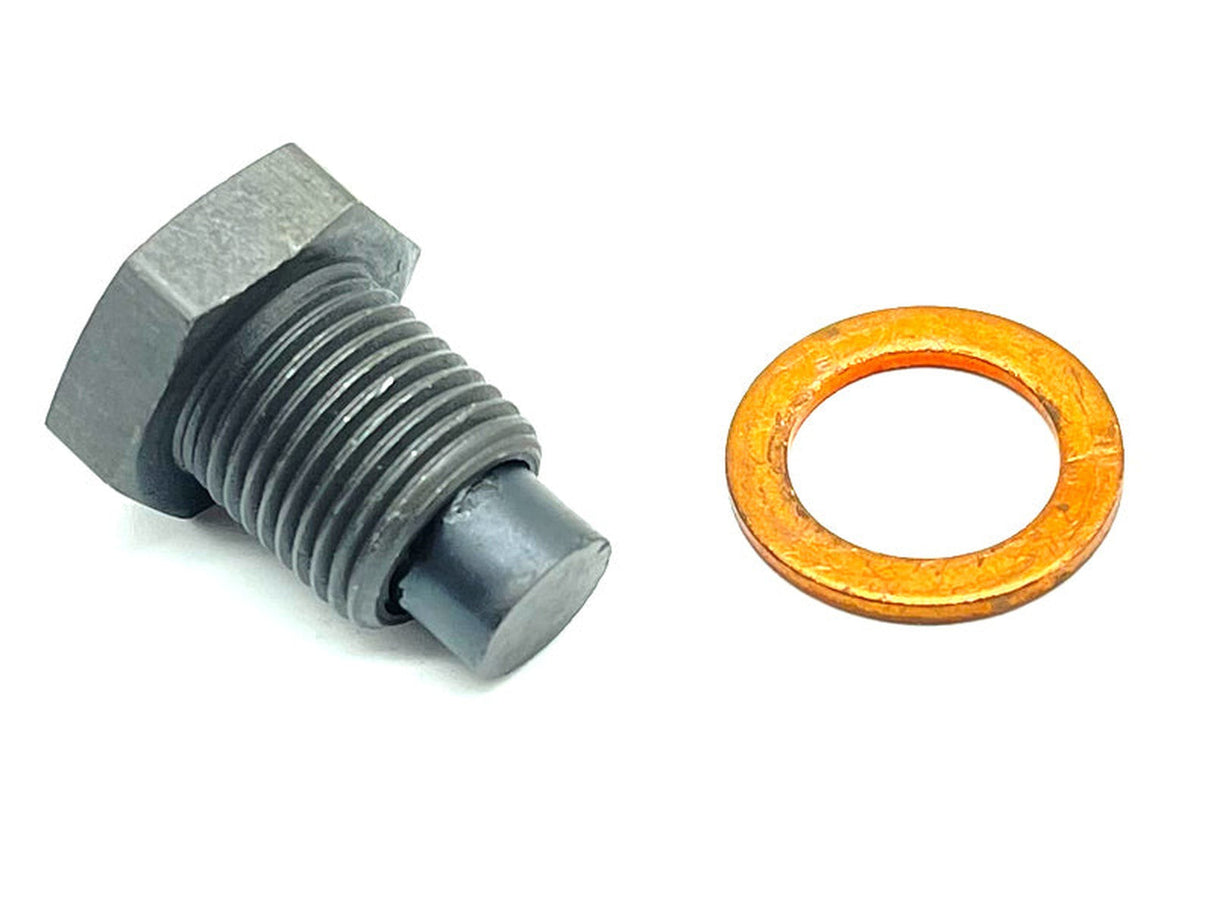 8C3Z6730A OE Oil Pan Drain Plug, 2003-2010 Ford 6.0L 6.4L Powerstroke Ford OEM