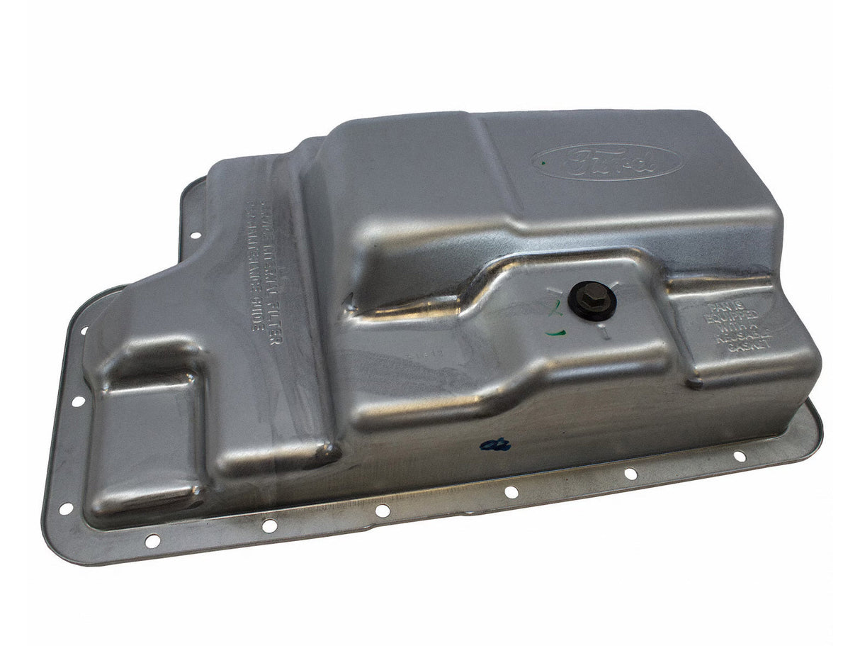 8C3Z7A194B OE 5R110W Transmission Pan, 2008-2016 Ford 6.4L 6.7L Powerstroke, 5 Speed Ford OEM