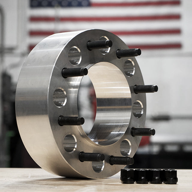 8x210 Wheel Spacers Hub Centric Billet Aluminum 2011+ Silverado Sierra 3500 Dually