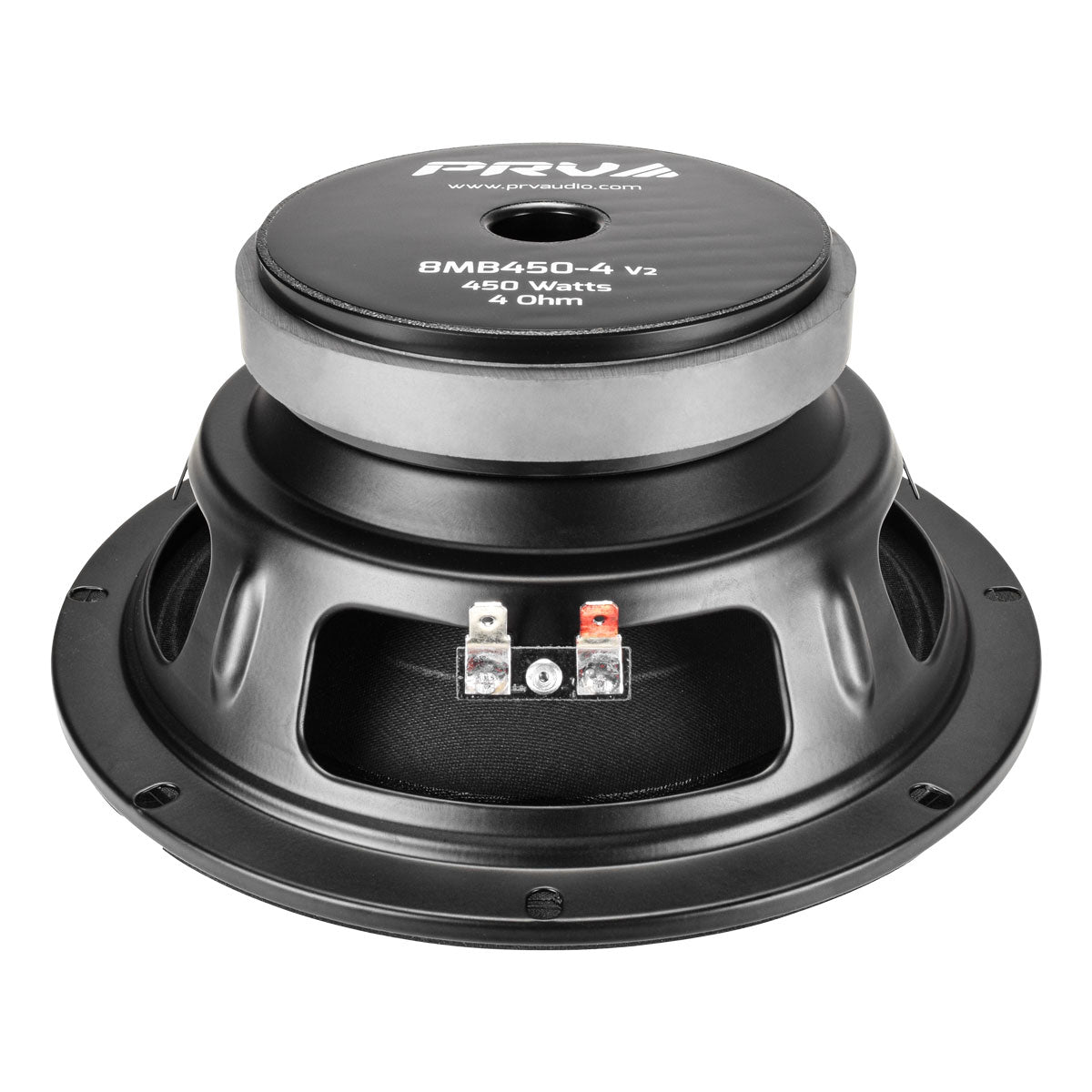 8MB450-4 v2 PRV 8″ Midbass Car Speaker PRO Audio 450 Watts / 4 Ohm PRV