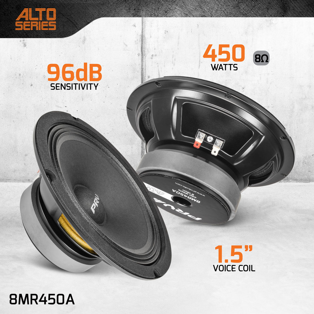 PRV 8MR450A Midrange PRV Audio