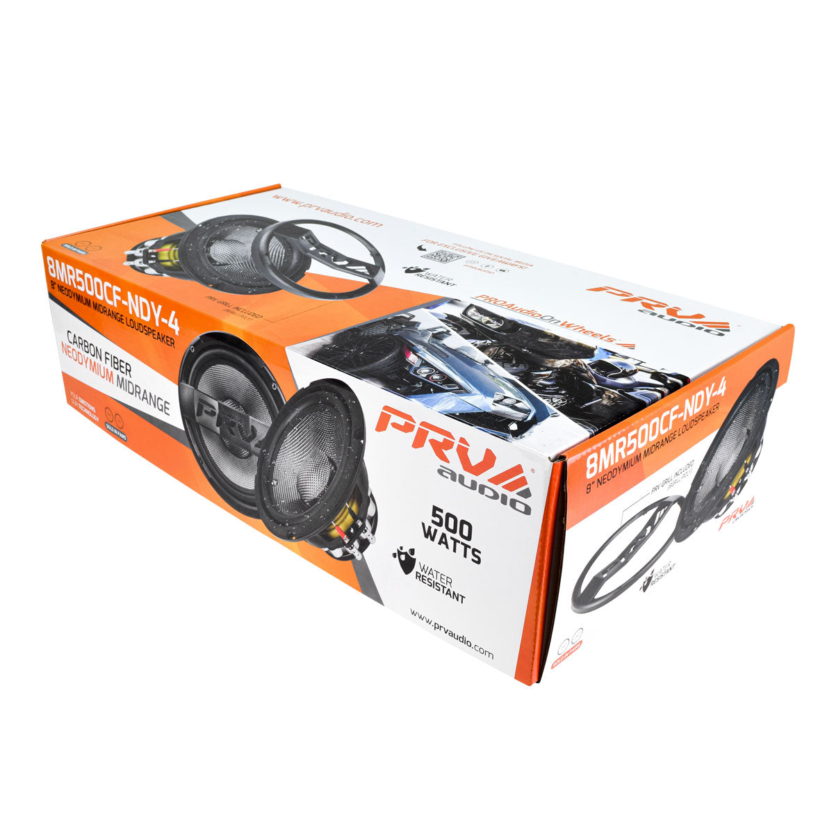 PRV Audio 8MR500CF-NDY-4 8" Neodymium Midrange Loudspeaker Pair