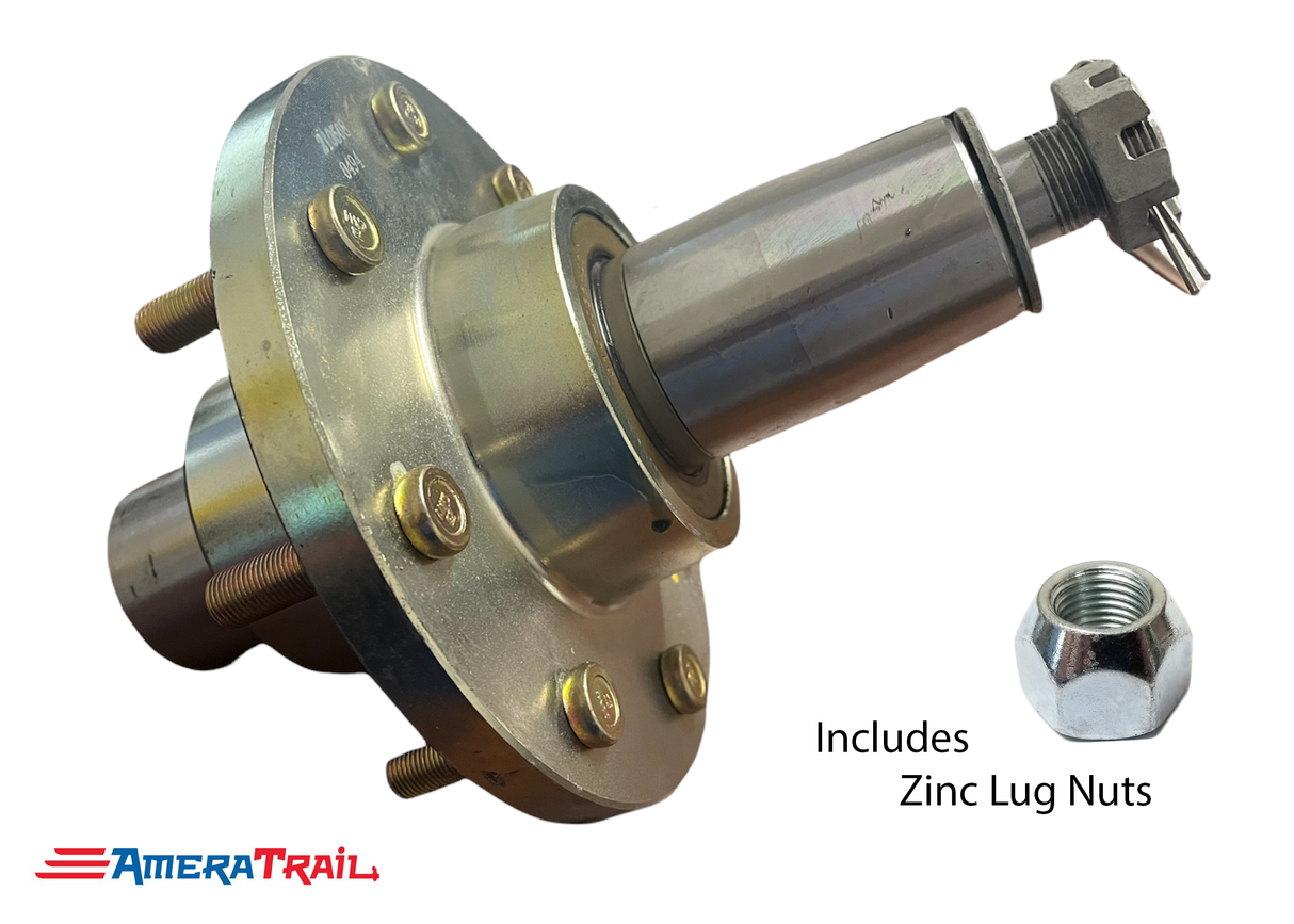VAULT 8 Lug Complete Hub Kit for 7000 lb. Axles, Fully Greased, 8 on 6.5 Lug Pattern - Available w/ Stainless Steel Lug Nuts